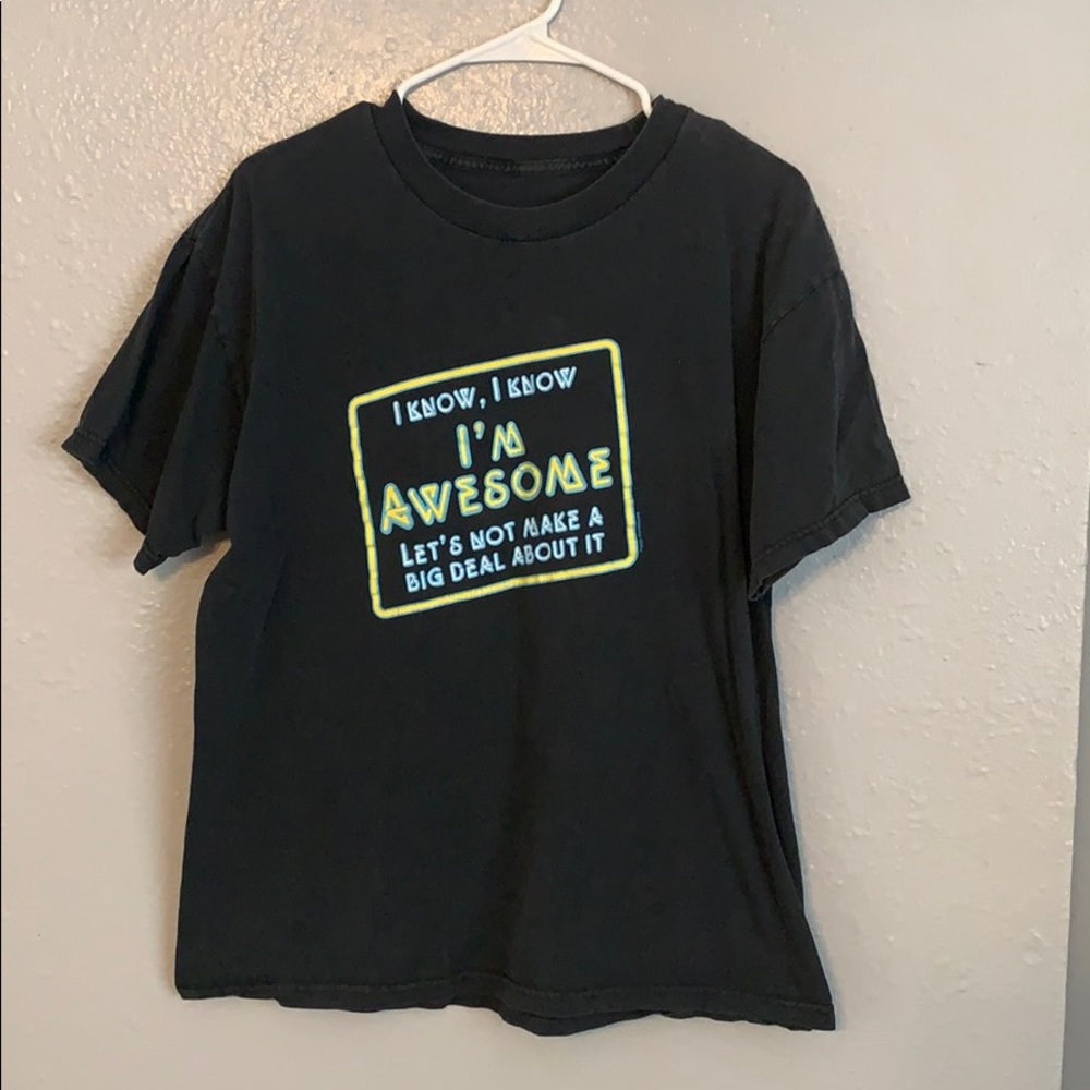 Goofy Black Tee